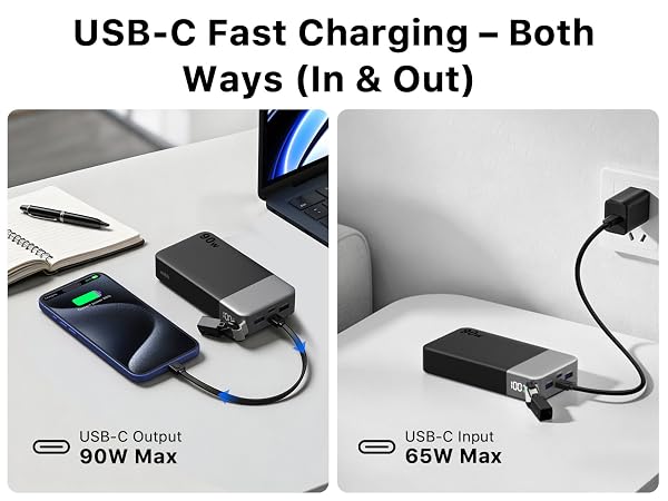 Nobis 20000mAh Power Bank 90W Fast Charging