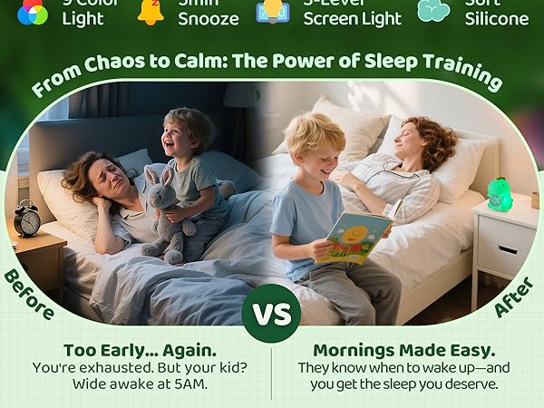 Alarm Clock with Night Light