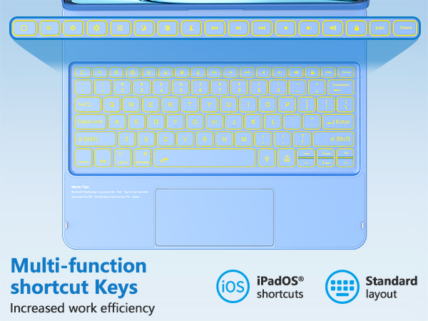 ipad air 13 inch keyboard case blue 27