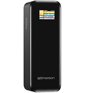 Emerson PB2712B Power Bank, Small and Travel Ready, 27,000mAh with PD 140W, USB-C and USB-A Ports...