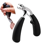 Vezyturly Heavy-Duty Nail Clippers with Ergonomic Handle, Stainless Steel Sharp Blade Thick Nails...