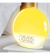 Ebhako Sunrise Alarm Clock, Wake Up Light for Kids, Bedroom, Alarm Clock for Heavy Sleepers Adult...