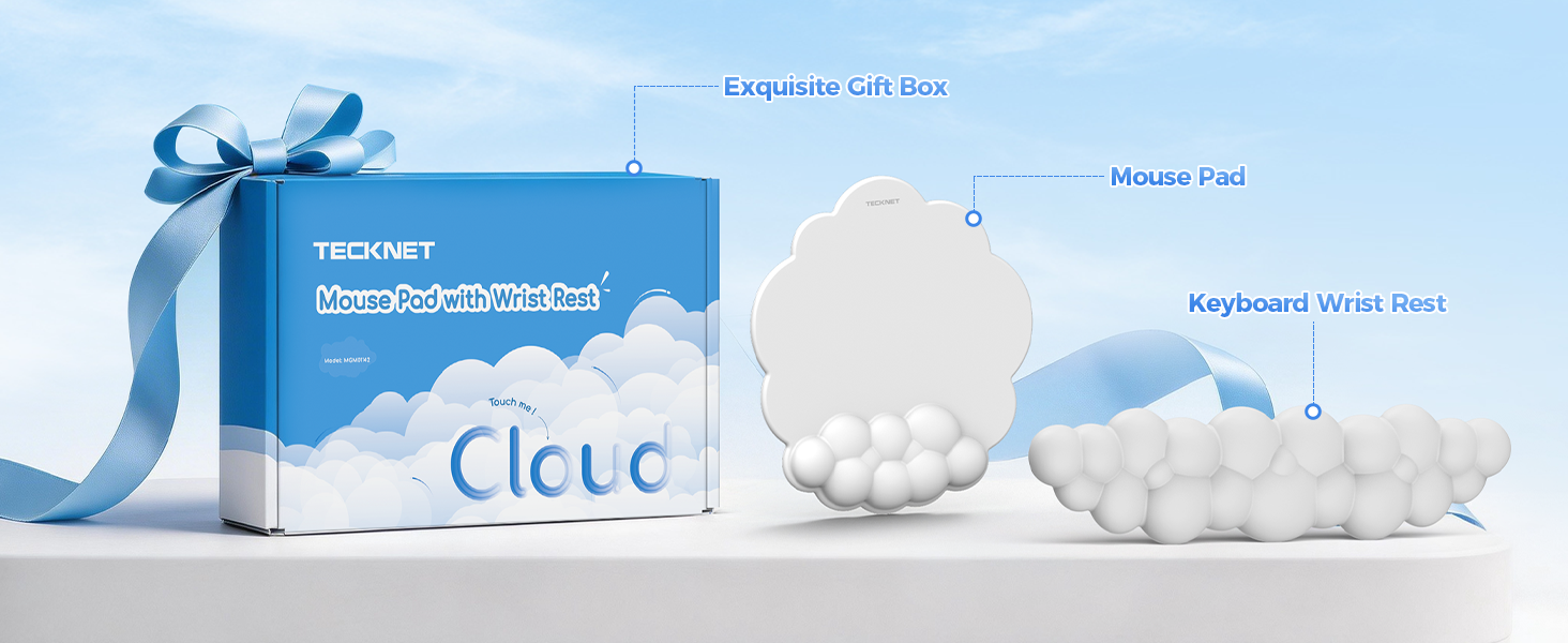 Cloud Wrist Rest &amp;amp; Ergonomic Mouse Pad