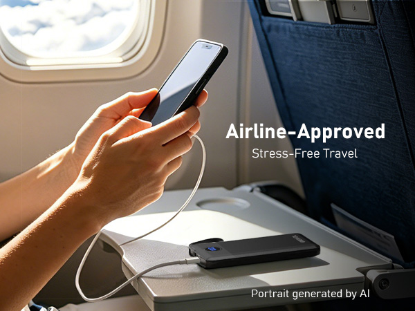 Airline-Approved Safety Battery Pack 10000mAh