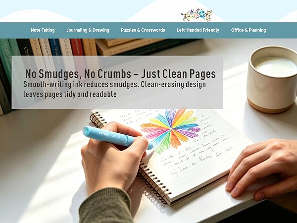 No Smudges, No Crumbs – Just Clean Pages