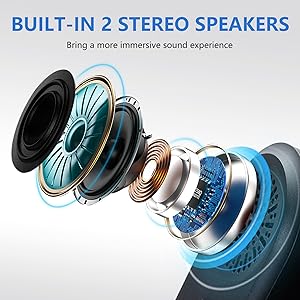 Built-in 2 Stereo Speakers