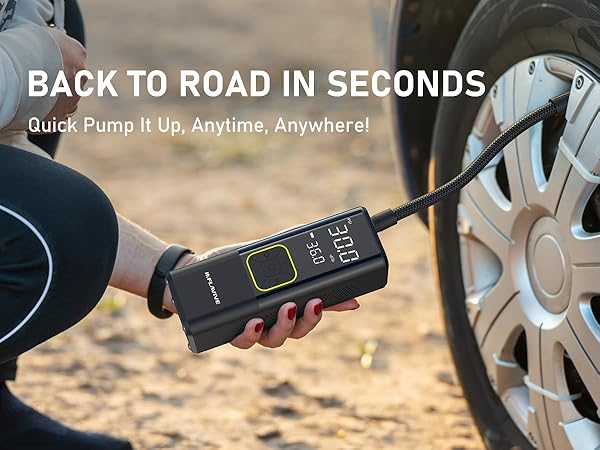 portable tire inflator for car