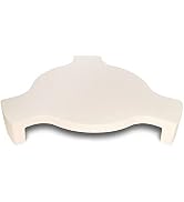Quantfire Plate Setter Heat Deflector for Large Big Green Egg, Ceramic Pizza Stone Smoking Stone ...