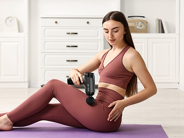 massage gun with Metal Head