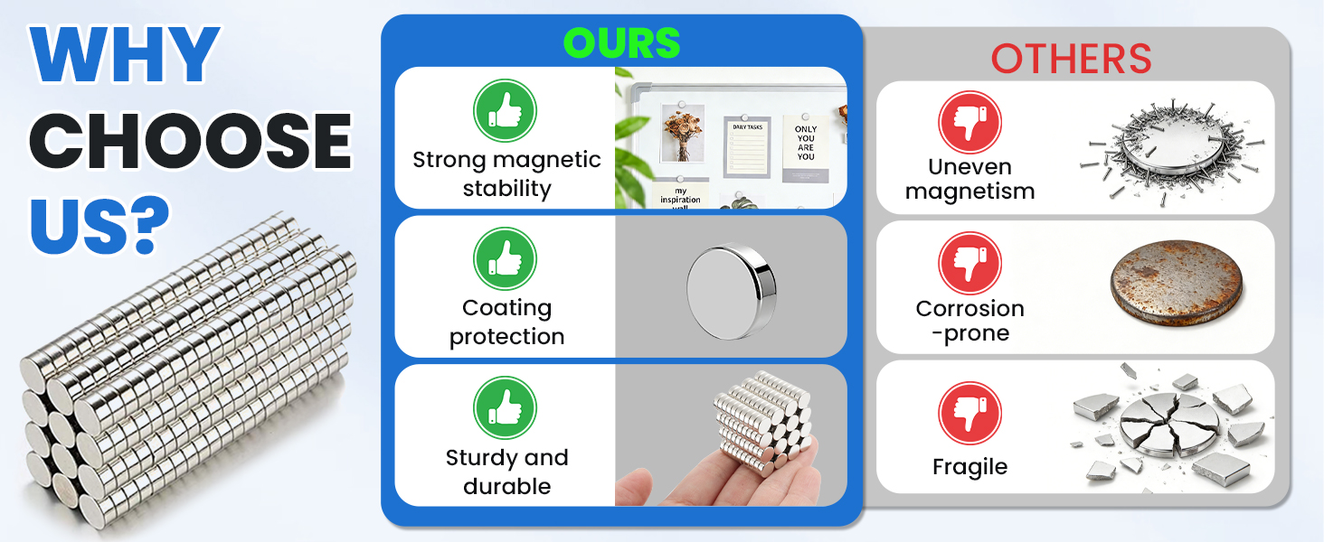 DIYMAG Small Refrigerator Magnets