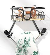 Ironing Board Holder Wall Mount, Ironing Board Hanger, Over The Door Iron Boards Holder for Laund...