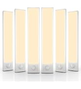 Under Cabinet Lighting, 40 LED Motion Sensor Light Indoor, Wireless USB Rechargeable Magnetic Clo...