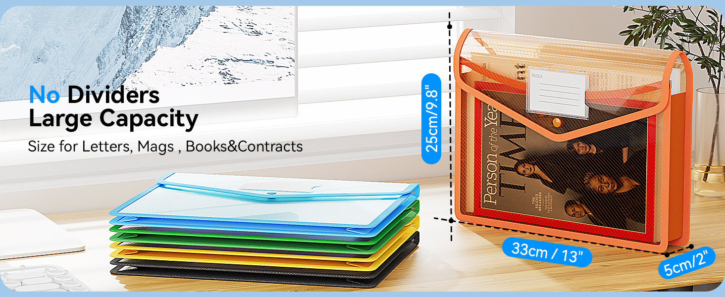 ThinkTex Plastic Expanding File Folder