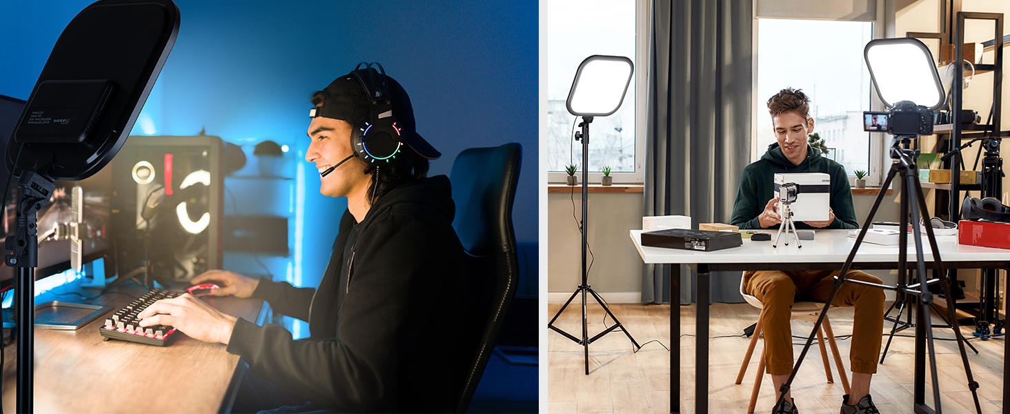 For live streaming and video recording