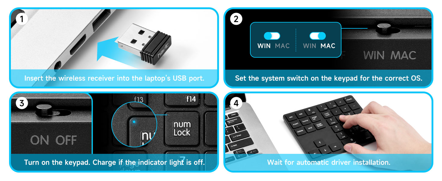 numeric keypad