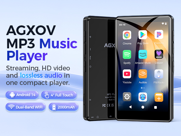 AGXOV MP3 Music Player