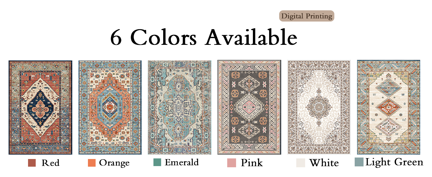 6 Colors Available