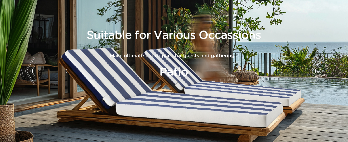 Codi-Outdoor-Chaise-Lounge Chair-Cushion-Waterproof-for-Patio-Furniture