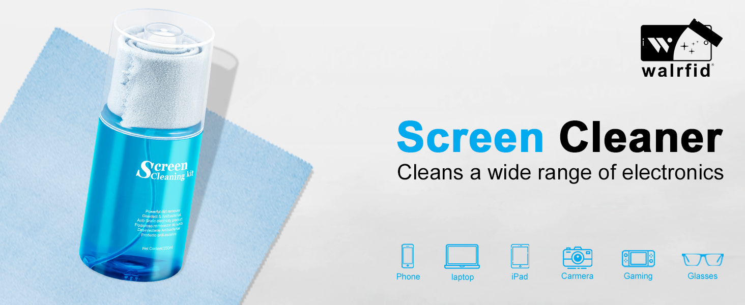 screen cleaner spray and wipe