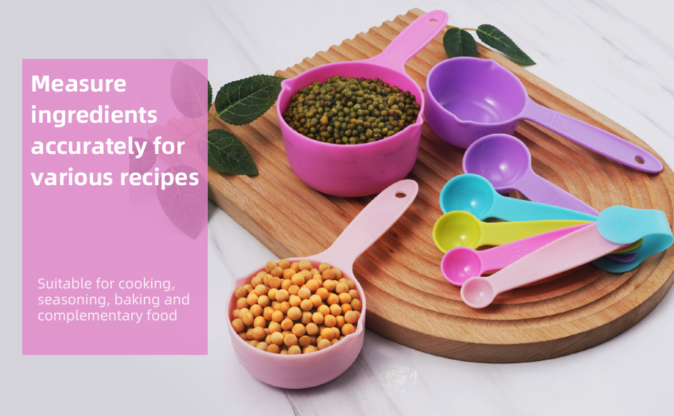 measuring spoons and cups set
