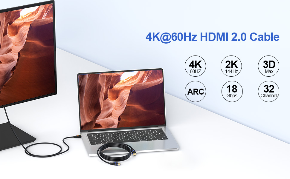 6.6ft HDMI Cables