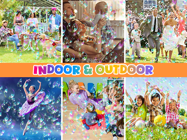 bubble machine for toddlers 1-3 for kids for parties for wedding bubble maker bubble blower