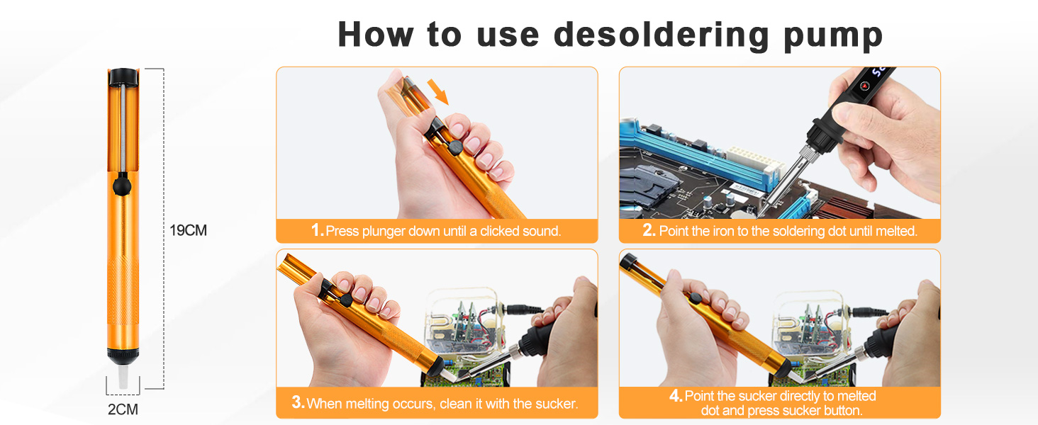 Desoldering Pump Usage