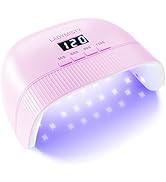 LadyMisty UV Nail Lamp - Fast Drying, UV Light for Gel Nails with 30 Dual Lamp Beads, 4 Timer, LC...