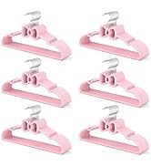 MLKJHHI 15.5 Inch Kids Butterfly Bow Hangers 60 Pack, Durable Big Kid Hangers for Youth, Teen and...
