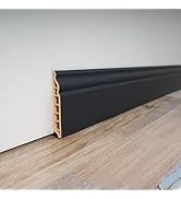 Art3d Wall Baseboard Molding Trim 8-Pack of 56 x 3.2 in., High Impact Polystyrene Skirting Board ...