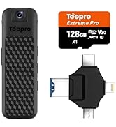 M1 Body Camera with 128GB Card – 1080P Wearable Mini Body Cam with Night Vision, Motion Detection...