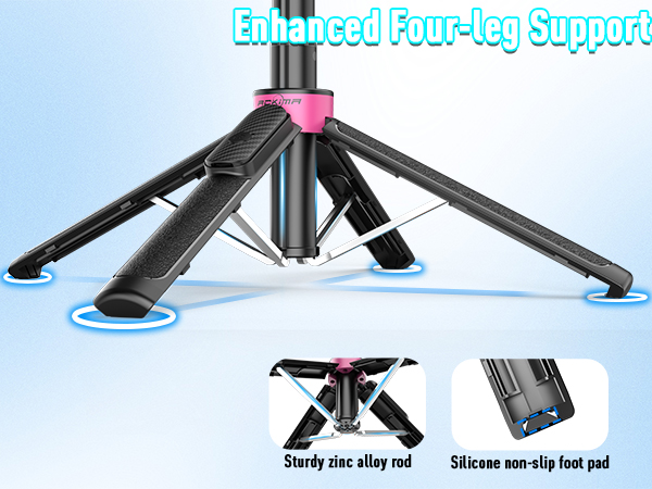 Magnetic Selfie Stick Tripod with Remote