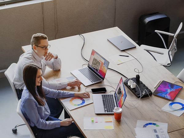 Office Desk USB C Charging Station