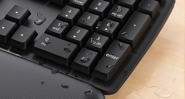 spill-resistant keyboard