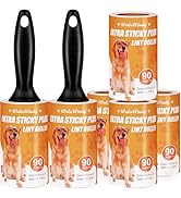 WulaWindy Lint Roller for Pet Hair, 540 Sheets Value Pack Lint Rollers Extra Sticky Pet Hair Remo...