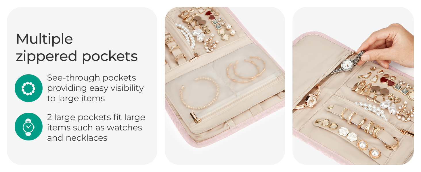 Travel Jewelry Case, Travel Jewelry Case Organizer