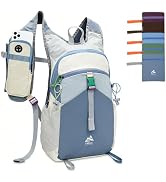 UtiaMiaoGonGo 15L Small Hiking Backpack Travel Daypack Colorful Lightweight Packable Foldable Cas...