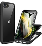 Miracase iPhone SE 2020 Case/iPhone 8 Case with Built-in Glass Screen Protector, Full-Body Rugged...