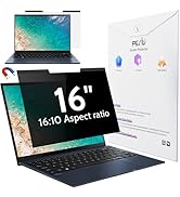 Peslv Magnetic Laptop Privacy Screen 16 inch for 16:10 Computer Monitor, 16" Removable Anti Glare...