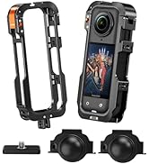 AMAZEAR Metal Protective Case for Insta360 X5 Accessories, Insta 360 X5 Multifunction Utility Fra...