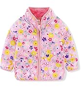 Feidoog Toddler Kids Polar Fleece Warm Jacket Baby Boys Girls Autumn Winter Zip-up Lightweight Lo...