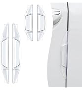 Arwrilt 4 PCS Car Door Anti-Collision Strip, Rearview Anti-Impact Sticker, Door Protection Decora...