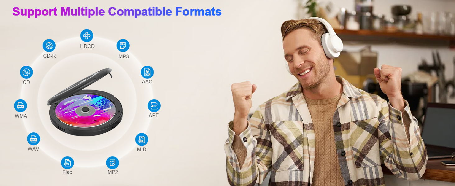 cd player with speakers