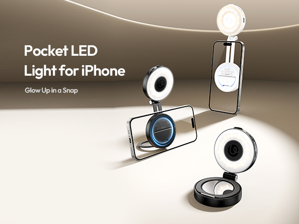 Magnetic selfie lighr