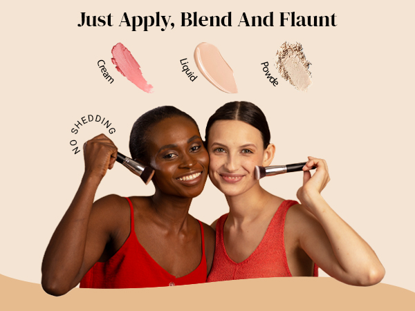 foundation brush for cream foundation, kabuki brush for liquid foundation, concealer brush