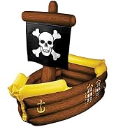Inflatable Pirate Ship Cooler (holds apprx 72 12-Oz cans) Party Accessory (1 count) (1/Pkg)