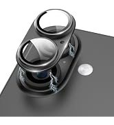 Kanosan Compatible for iPhone 16 Plus/iPhone 16 Camera Lens Protector Metal Plus Aluminium Alloy ...