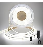 Pandery COB LED Strip,LED Strip Lights 3M/9.84ft,Touch Dimmable LED Strips,CRI90+,6000K Natural W...