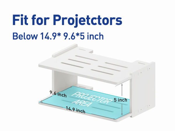 AREAJD Projector Wall Mount Shelf, Projector Shelf