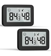 DOOMAY Mini Hygrometer Indoor Thermometer, Digital Humidity Gauge with Celsius Fahrenheit Switch ...